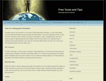 Tablet Screenshot of freetoolsntips.com